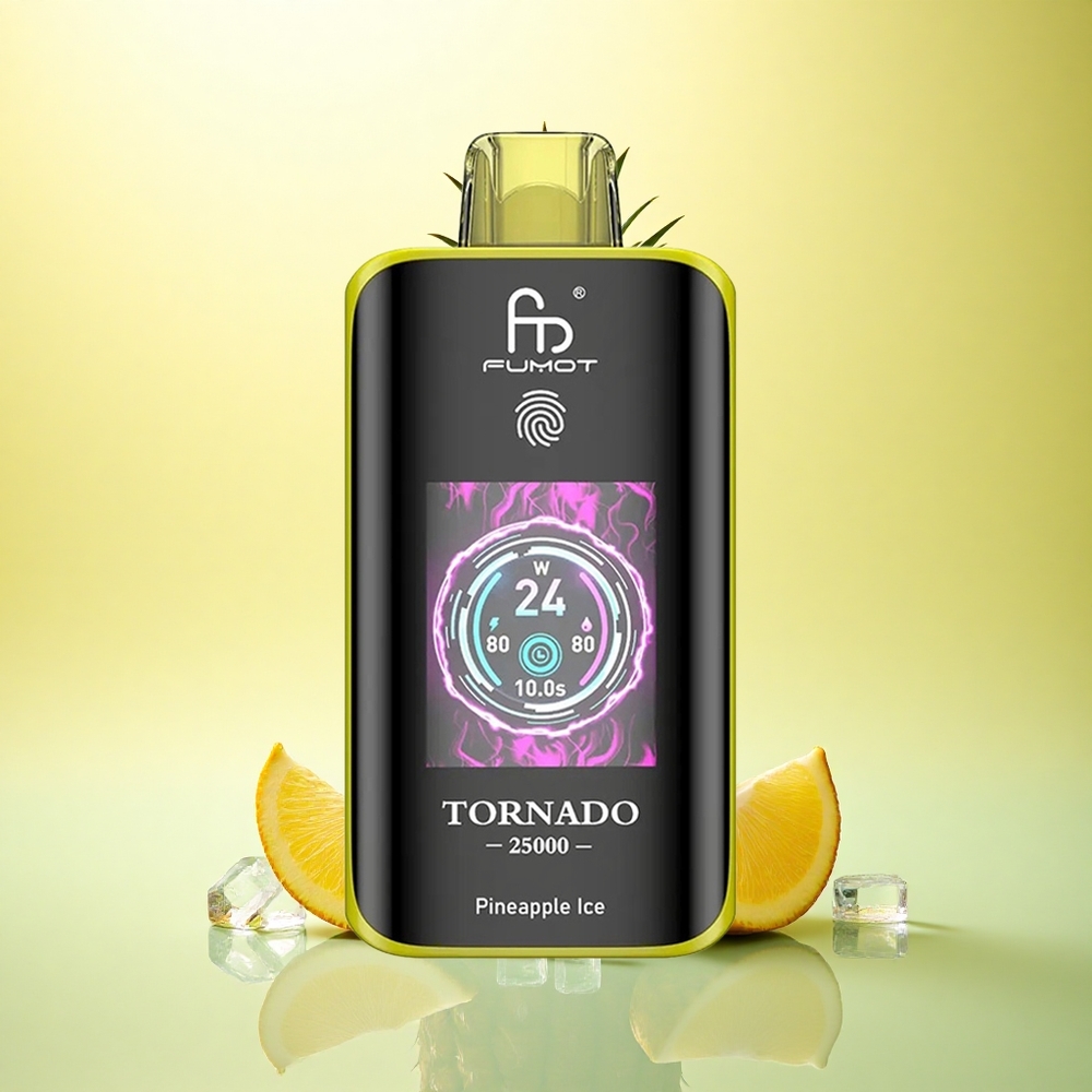 Fumot Tornado 25000 Puffs Ananas Gheață cu 700mAh și Nicotină 5% Fumot Tornado 25000 Puffs Ananas Gheață cu 700mAh și Nicotină 5%