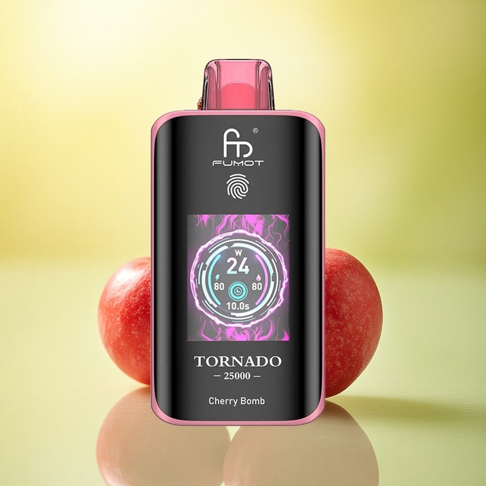 Fumot Tornado 25000 Puffs Bomba de Cireșe 700mAh 20ml Nicotină Fumot Tornado 25000 Puffs Bomba de Cireșe 700mAh 20ml Nicotină
