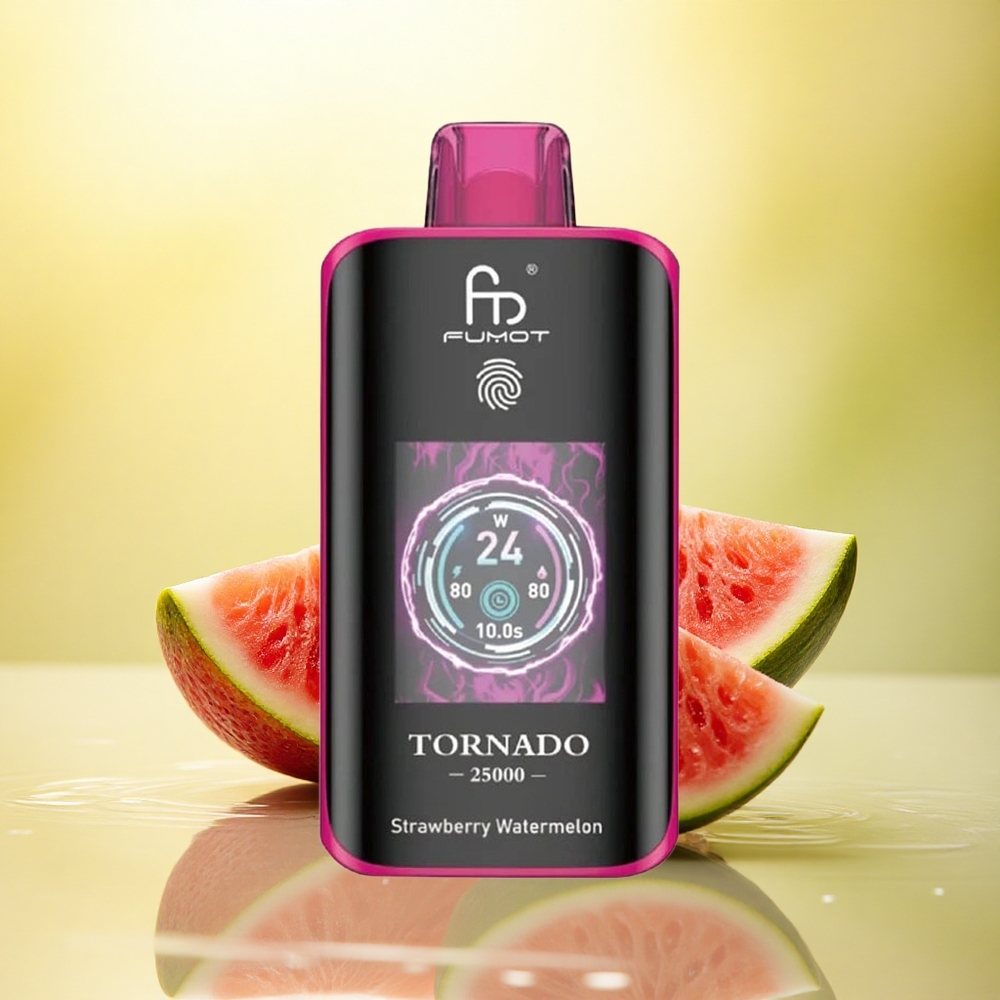 Fumot Tornado 25000 Puffs Păpădii Pepene 700mAh Nicotină 5%
