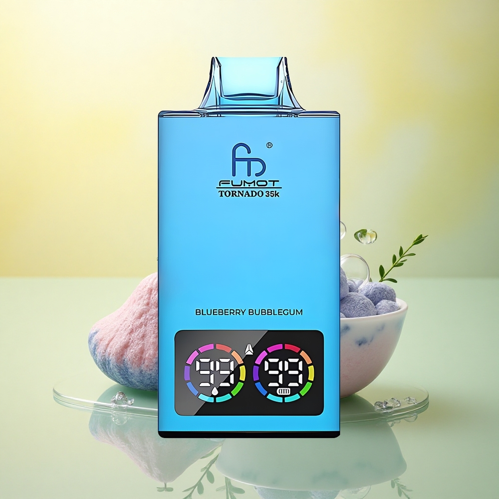 Fumot Tornado 35000 Puffs Bubblegum de Afine cu Dual Mesh și 700 mAh Fumot Tornado 35000 Puffs Bubblegum de Afine cu Dual Mesh și 700 mAh
