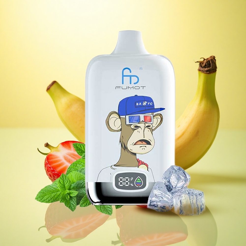 Fumot Tornado Digital Box 12000 Puffs Capsuni Banană 20ml 550mAh Fumot Tornado Digital Box 12000 Puffs Capsuni Banană 20ml 550mAh