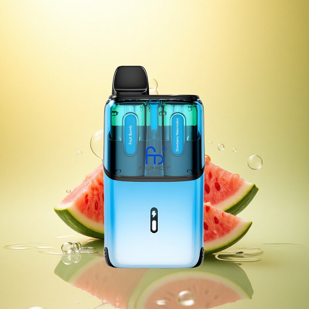 Fumot Ultra T32000 Puffs Bomba de Fructe - Căpșună Pepene Verde cu 20mg Nicotină și 800mAh Fumot Ultra T32000 Puffs Bomba de Fructe - Căpșună Pepene Verde cu 20mg Nicotină și 800mAh