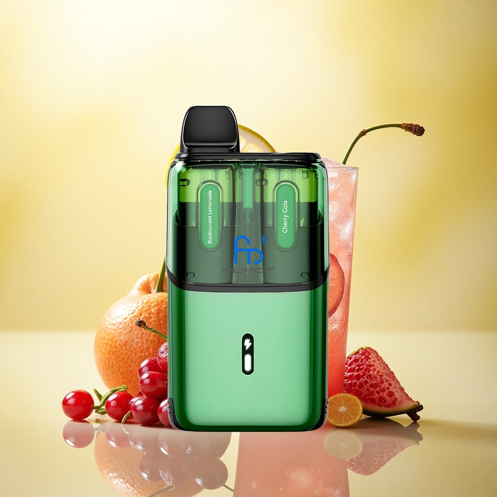Fumot Ultra T32000 Puffs Limonadă de Coacăză Negru - Colă de Cireșe cu Nicotină 20mg și Baterie 800mAh Fumot Ultra T32000 Puffs Limonadă de Coacăză Negru - Colă de Cireșe cu Nicotină 20mg și Baterie 800mAh