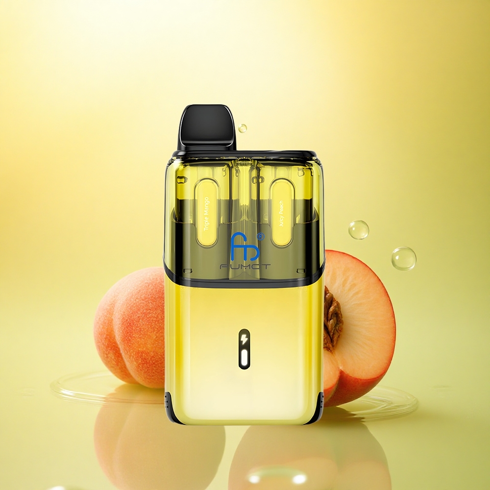 Fumot Ultra T32000 Puffs Triplu Mango - Piersică Zemoasă cu Nicotină 20mg și Baterie 800mAh Fumot Ultra T32000 Puffs Triplu Mango - Piersică Zemoasă cu Nicotină 20mg și Baterie 800mAh