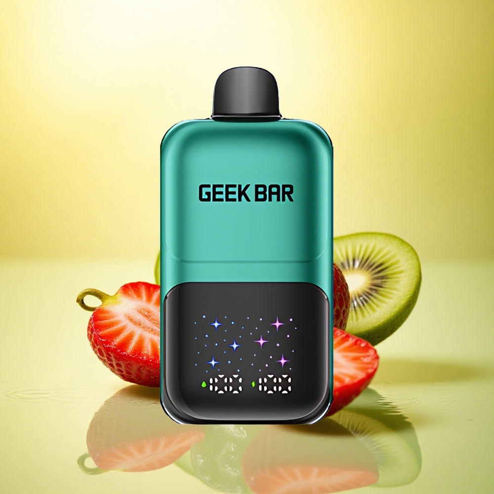 GEEK BAR 2GO 20ml 50000 Puffs Capsuni & Kiwi cu Nicotină 5% și Baterie Reîncărcabilă GEEK BAR 2GO 20ml 50000 Puffs Capsuni & Kiwi cu Nicotină 5% și Baterie Reîncărcabilă