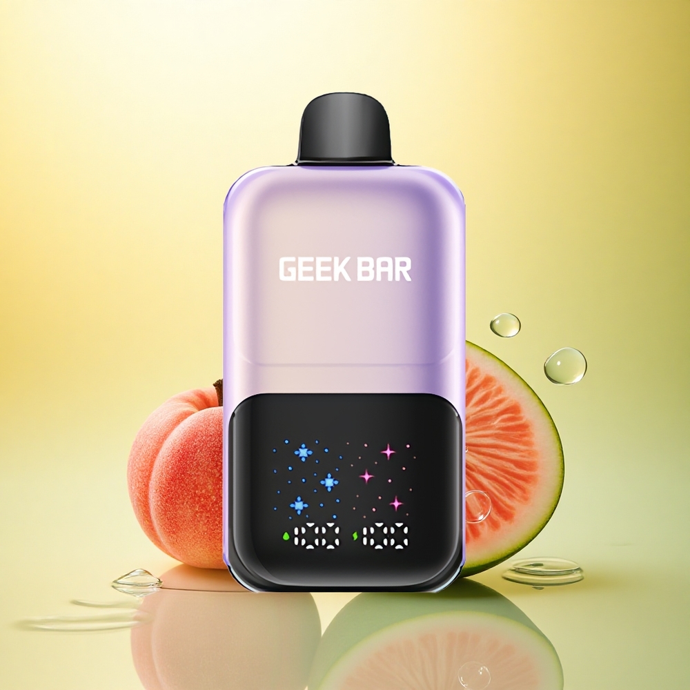 GEEK BAR 2GO 20ml 50000 Puffs Piersic Mango Pepene Verde Gheață cu 5% Nicotină și Baterie Reîncărcabilă GEEK BAR 2GO 20ml 50000 Puffs Piersic Mango Pepene Verde Gheață cu 5% Nicotină și Baterie Reîncărcabilă
