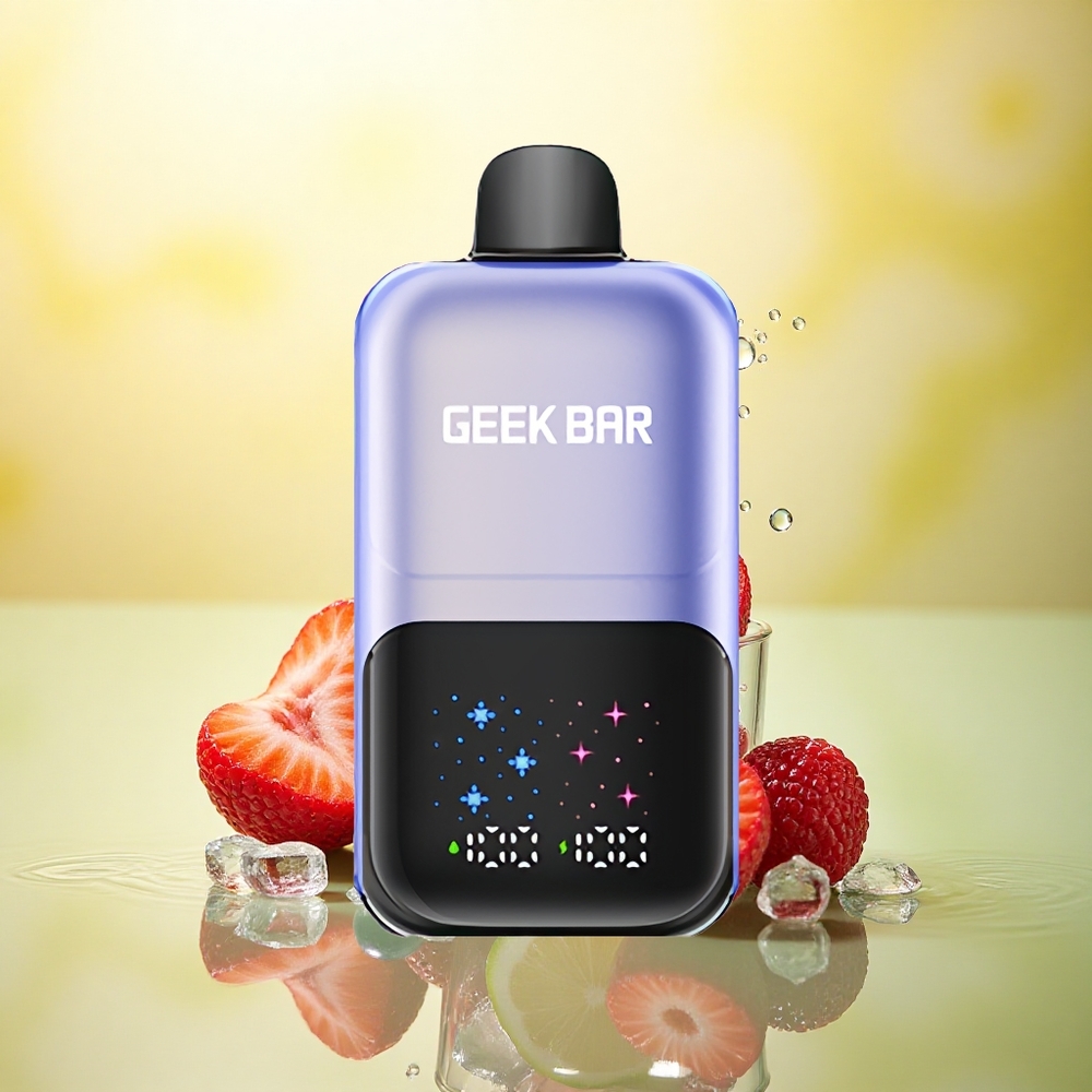 GEEK BAR 2GO 20ml 50000 Puffs Înghețată de Fructe Mixt cu Ecran Interactiv și 5% Nicotină GEEK BAR 2GO 20ml 50000 Puffs Înghețată de Fructe Mixt cu Ecran Interactiv și 5% Nicotină