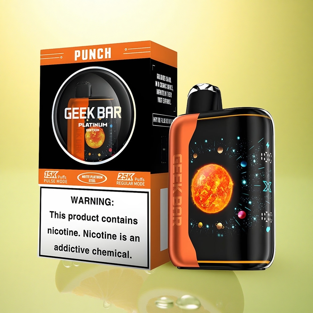GEEK BAR Platinum Edition 25000 Puffs Punch Nicotină 2% Dual Mesh