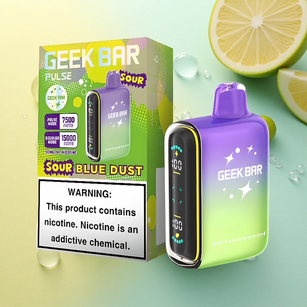 GEEK BAR Pulse 15000 Puffs Geek Bar Ediția Acru cu 16ML și 650 mAh