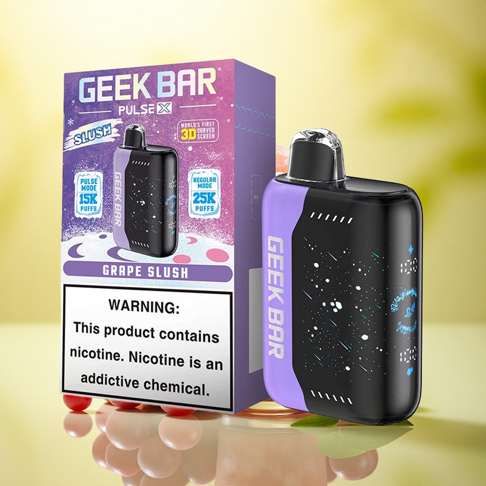 GEEK BAR Pulse X 25000 Puffs Slush Edition cu Nicotină 0-5% și Ecran Curbat 3D