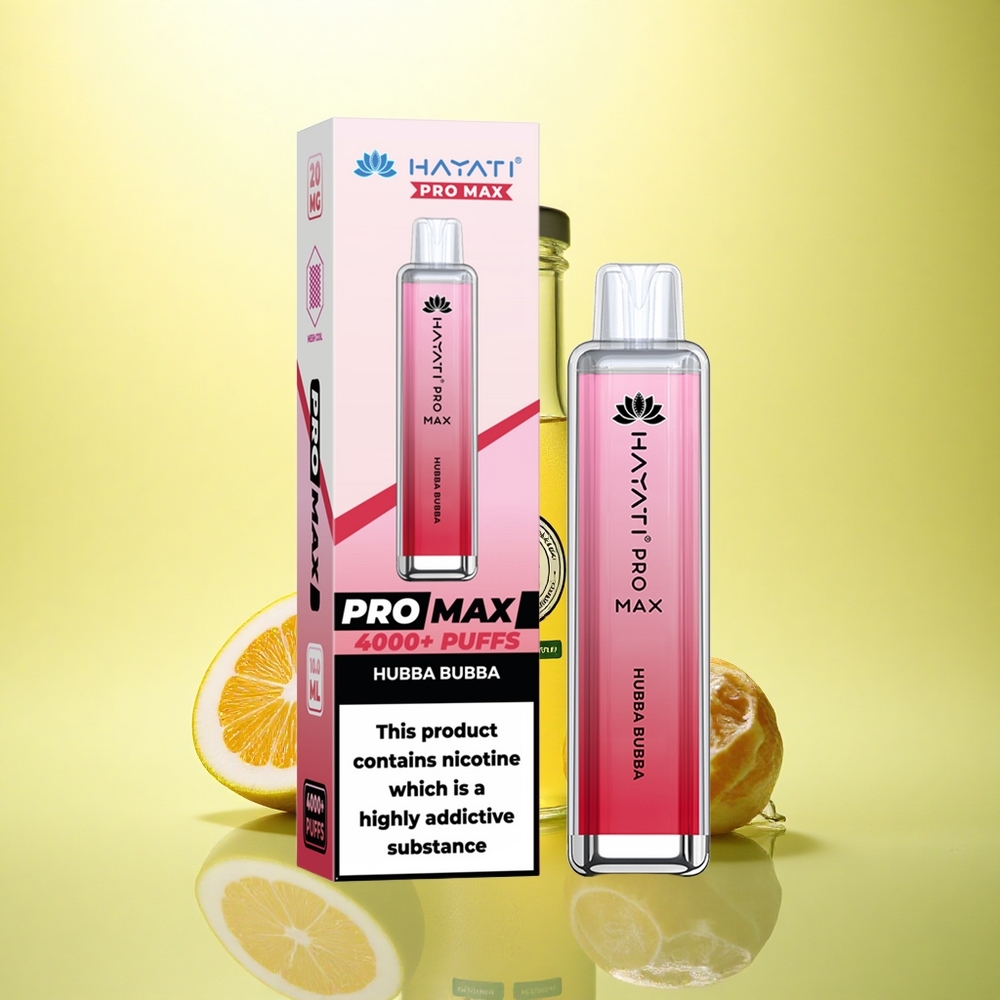 Hayati Pro Max 4000 Puffs Bubba Hubba 1400mAh 2ml Reîncărcabil