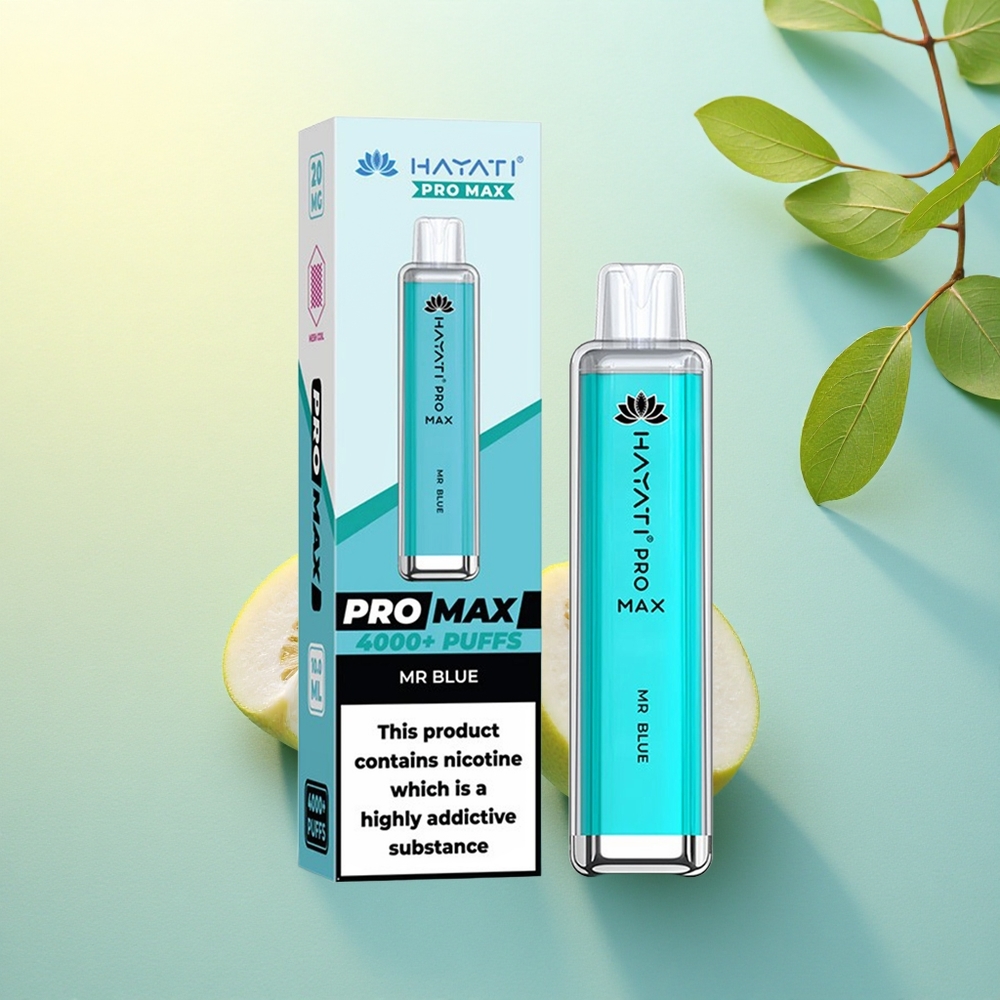 Hayati Pro Max 4000 Puffs Domnul Albastru 2% Nicotină 1400mAh