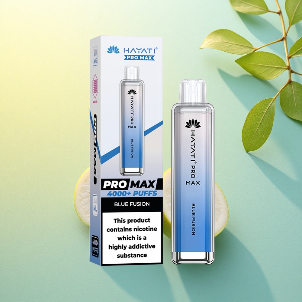 Hayati Pro Max 4000 Puffs Fuziunea Albastră cu 5% Nicotină și 1400mAh