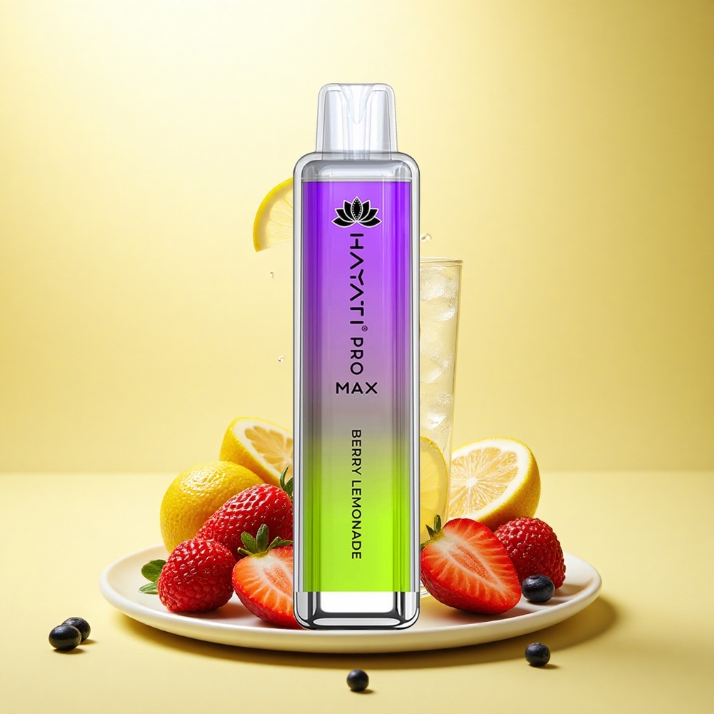 Hayati Pro Max 4000 Puffs Limonadă cu Fructe de Pădure și Nicotină 5% cu Baterie 1400mAh