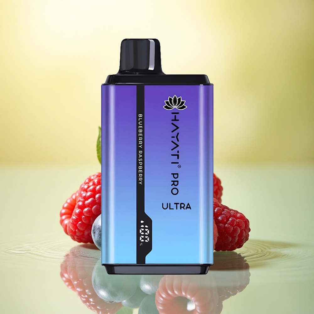Hayati Pro Ultra 15000 Puffs Afine Zmeură 850mAh 2% Nicotină Hayati Pro Ultra 15000 Puffs Afine Zmeură 850mAh 2% Nicotină