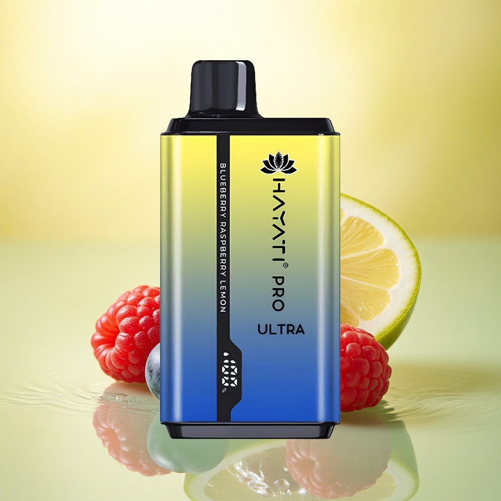 Hayati Pro Ultra 15000 Puffs Afine Zmeură Lămâie 850mAh 2% Nicotină Hayati Pro Ultra 15000 Puffs Afine Zmeură Lămâie 850mAh 2% Nicotină