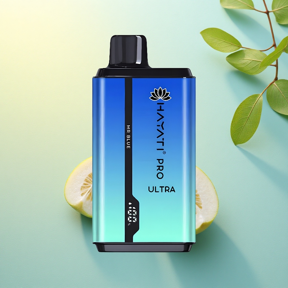Hayati Pro Ultra 15000 Puffs Domnul Albastru 850mAh 2% Nicotină 24ml