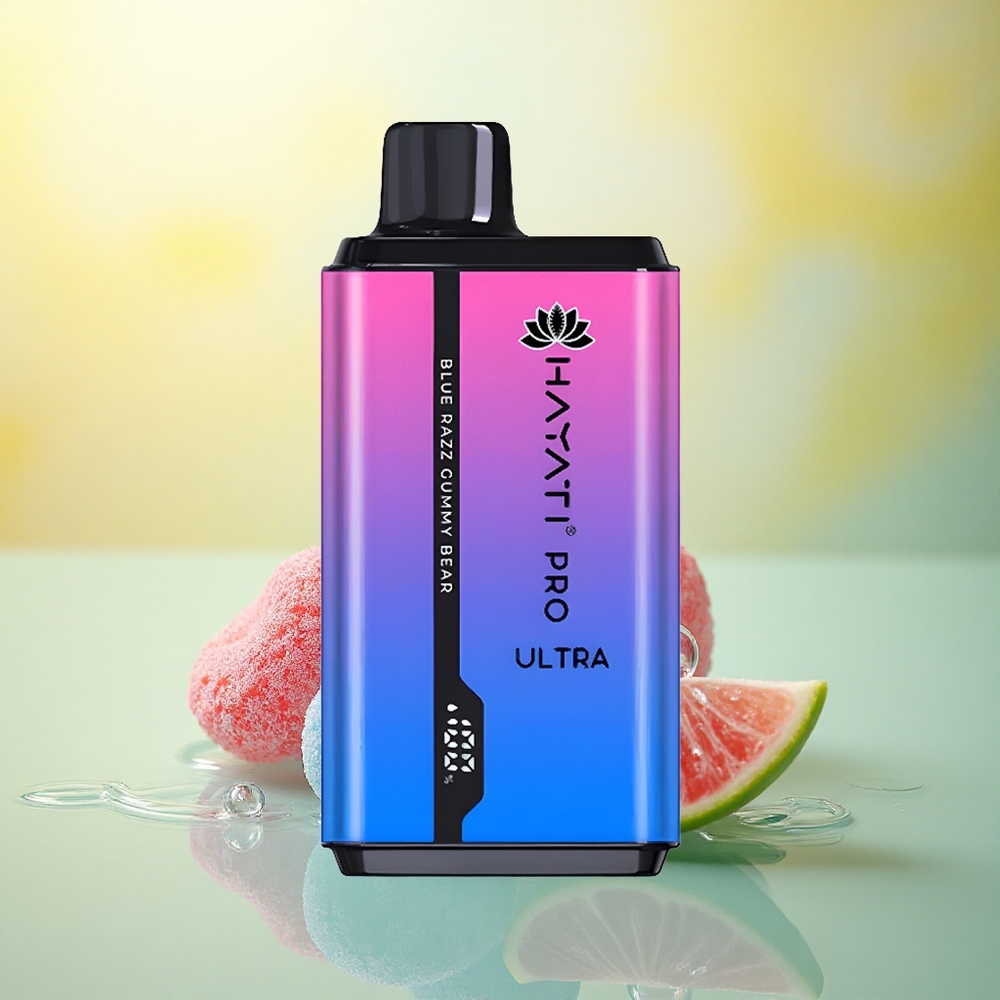 Hayati Pro Ultra 15000 Puffs Gummy Bear Afine 2% Nicotina 850mAh 24ml