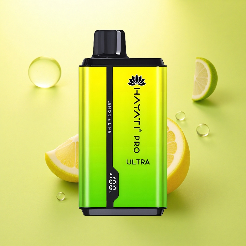 Hayati Pro Ultra 15000 Puffs Lămâie & Lime 850mAh 2% Nicotină
