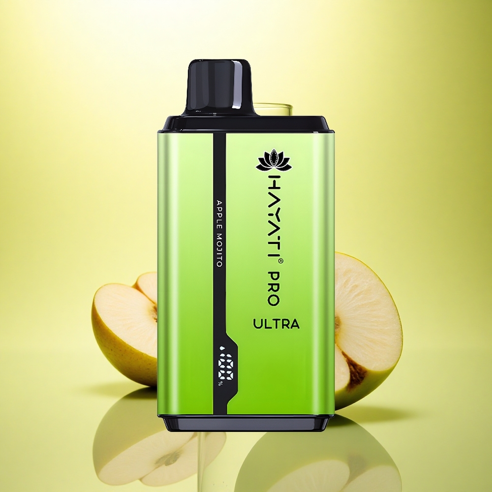 Hayati Pro Ultra 15000 Puffs Mojito Românesc cu 2% Nicotină și 850mAh