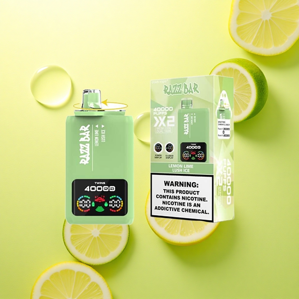 Razz Bar 40000 Puffs Lămâie Lime - Ghinion cu 5% Nicotină și 650 mAh Razz Bar 40000 Puffs Lămâie Lime - Ghinion cu 5% Nicotină și 650 mAh