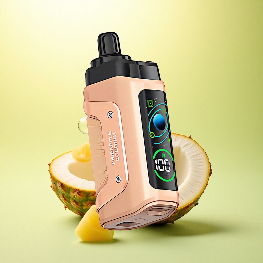 Razz Bar 45000 Puffs Ananas Nucă Reîncărcabil 650mAh Razz Bar 45000 Puffs Ananas Nucă Reîncărcabil 650mAh