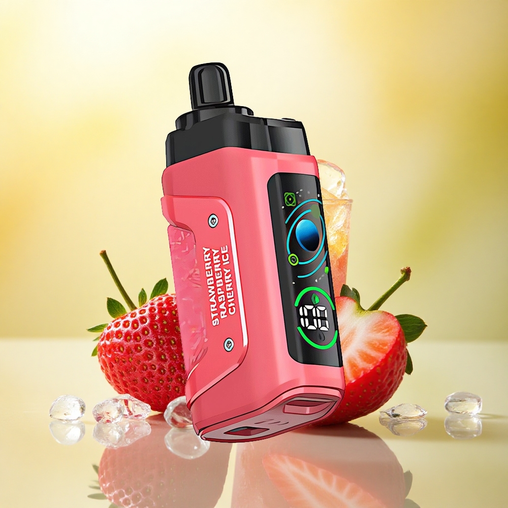 Razz Bar 45000 Puffs Cireșă Căpșună Gheață Coil Mesh 1.0 Ohm Baterie 650 mAh Razz Bar 45000 Puffs Cireșă Căpșună Gheață Coil Mesh 1.0 Ohm Baterie 650 mAh