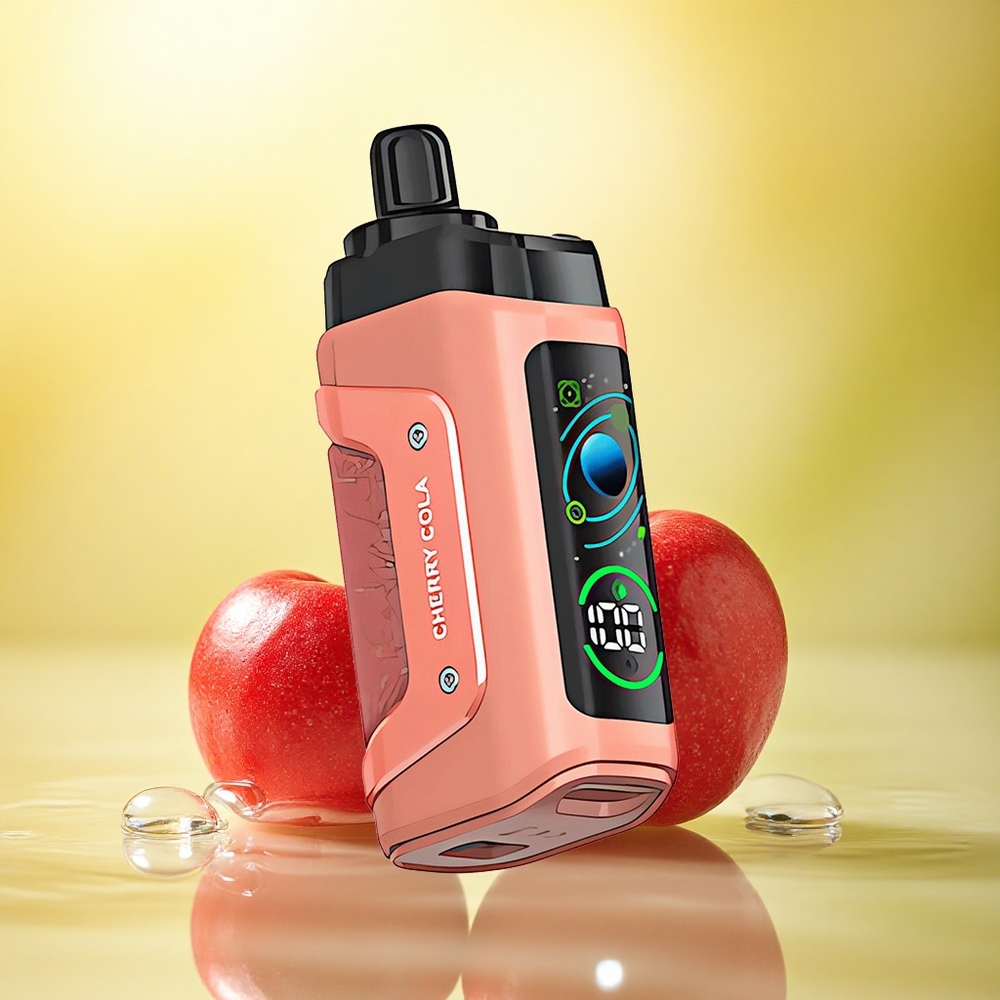 Razz Bar 45000 Puffs Colă Vișine Coil 1.0 Ohm Baterie 650 mAh Razz Bar 45000 Puffs Colă Vișine Coil 1.0 Ohm Baterie 650 mAh