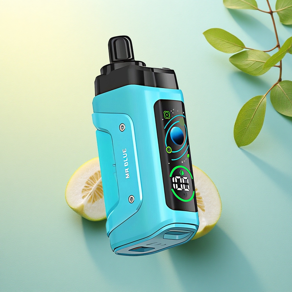 Razz Bar 45000 Puffs Domnul Albastru cu 20 mg/ml Nicotină și 650 mAh Razz Bar 45000 Puffs Domnul Albastru cu 20 mg/ml Nicotină și 650 mAh