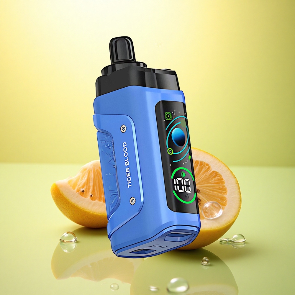 Razz Bar 45000 Puffs Sânge de Tigru - 1.0 Ohm Mesh, 20 mg/ml Nicotină, 650 mAh Razz Bar 45000 Puffs Sânge de Tigru - 1.0 Ohm Mesh, 20 mg/ml Nicotină, 650 mAh