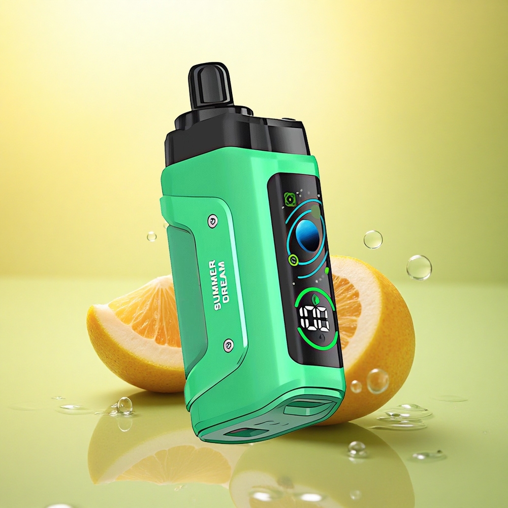 Razz Bar 45000 Puffs Vis de Vară cu 20 mg/ml Nicotină și 650 mAh Razz Bar 45000 Puffs Vis de Vară cu 20 mg/ml Nicotină și 650 mAh