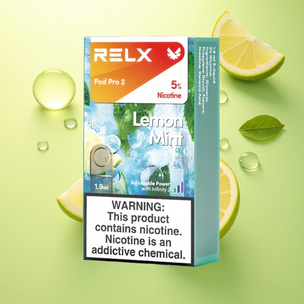 Relx Pod Pro 2 Vape Device Lămâiță Mentă 50mg/ml Nicotină, 1.9ml, 3 Reglaje Tensiune Relx Pod Pro 2 Vape Device Lămâiță Mentă 50mg/ml Nicotină, 1.9ml, 3 Reglaje Tensiune