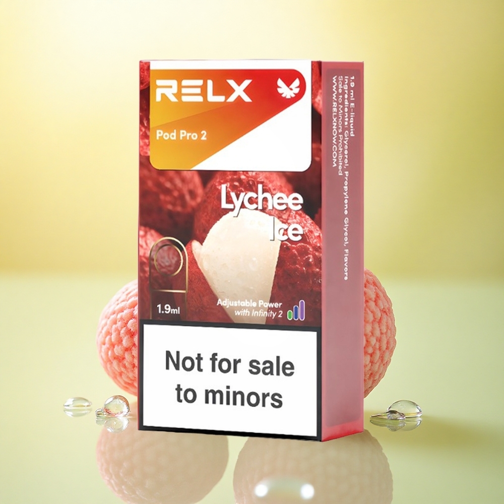 Relx Pod Pro 2 Vape Device Lichie Gheață 0mg/ml, 1.9ml, 3 moduri de tensiune (5.5W/6.5W/8W) Relx Pod Pro 2 Vape Device Lichie Gheață 0mg/ml, 1.9ml, 3 moduri de tensiune (5.5W/6.5W/8W)