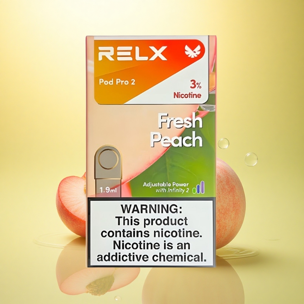 Relx Pod Pro 2 Vape Device Piersic Proaspăt 30mg/ml Nicotin, 1.9ml, 3 Moduri de Tensiune