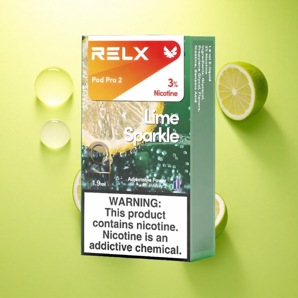 Relx Pod Pro 2 Vape Device Scânteie de Lămâie 30mg/ml Nicotină, 1.9ml, 3 Moduri de Tensiune